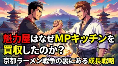 魁力屋はなぜMPキッチンを買収したのか？京都ラーメン戦争の裏にある成長戦略