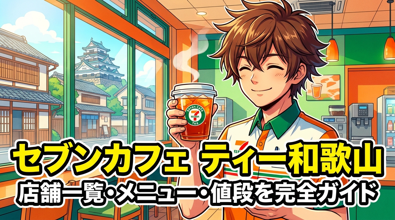 セブンカフェ ティー和歌山の店舗一覧・メニュー・値段を完全ガイド