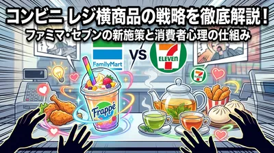 コンビニ レジ横商品の戦略を徹底解説！ファミマ・セブンの新施策と消費者心理の仕組み