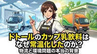 ドトールのカップ乳飲料はなぜ常温化したのか？物流と環境問題の本当の背景