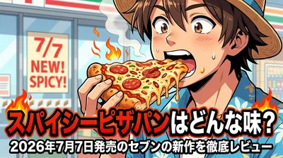スパイシーピザパンはどんな味？2026年7月7日発売のセブンの新作を徹底レビュー