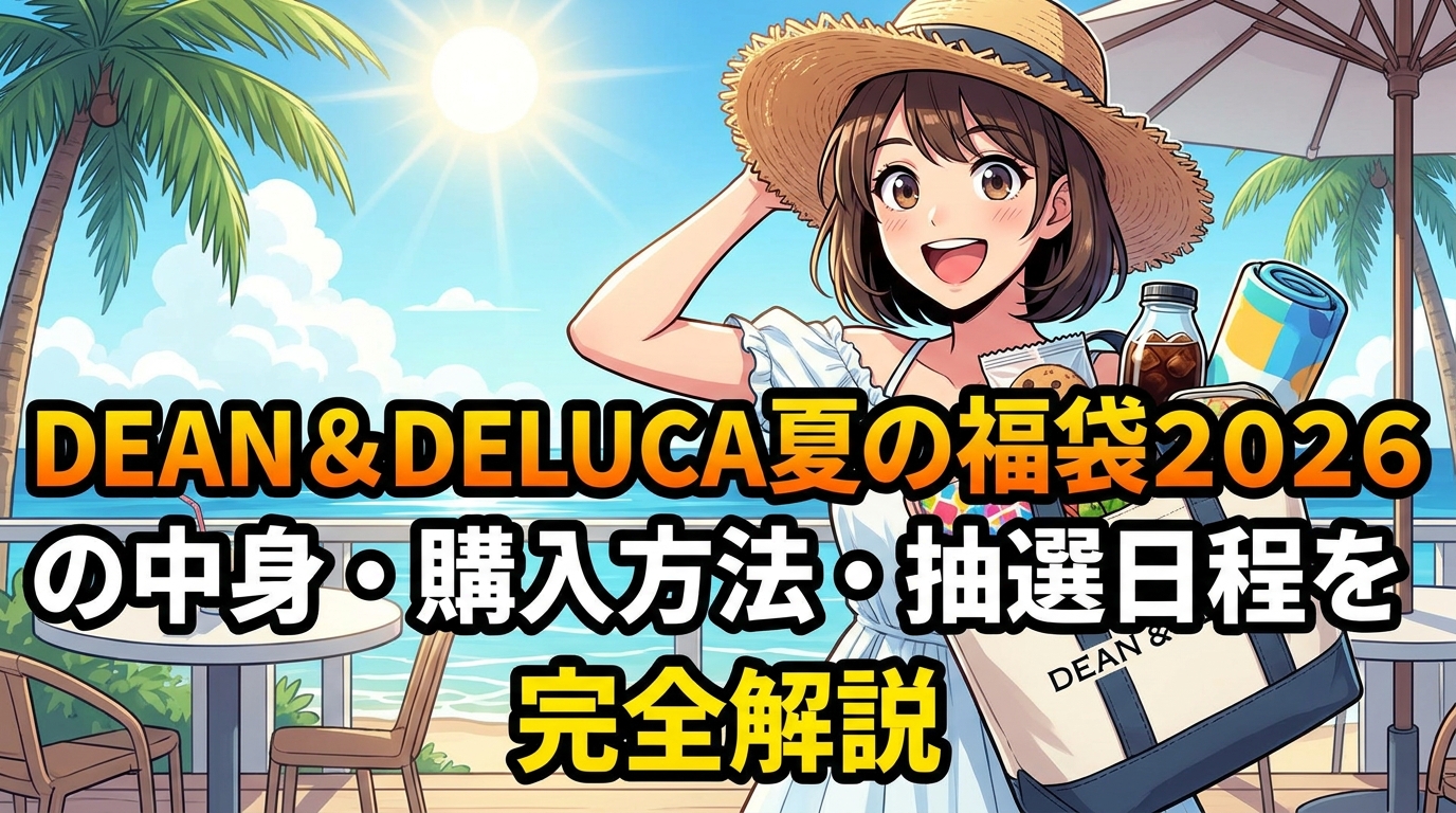 DEAN & DELUCA夏の福袋2026の中身・購入方法・抽選日程を完全解説
