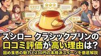スシロー クラシックプリンの口コミ評価が高い理由は？固め食感の魅力と230円の本格派スイーツを徹底解説