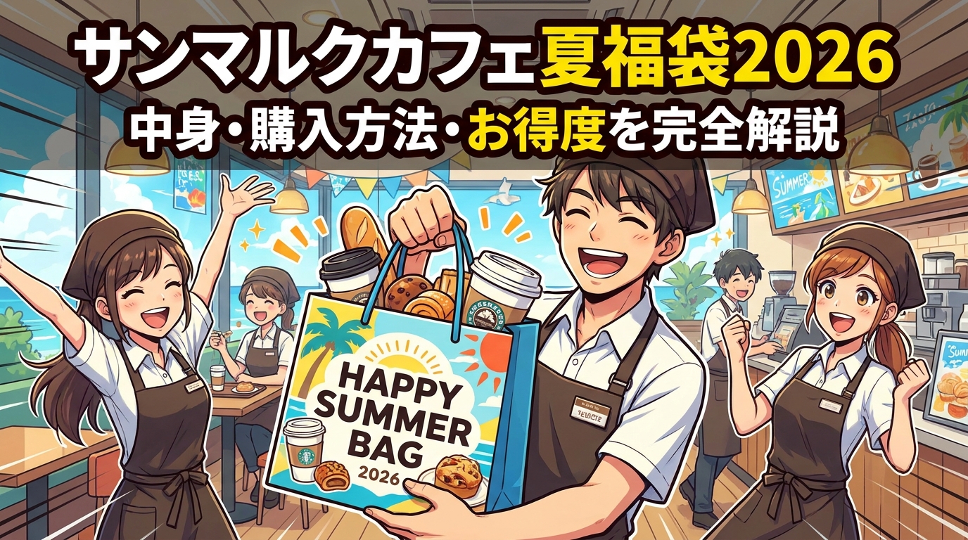 サンマルクカフェ夏福袋2026の中身・購入方法・お得度を完全解説